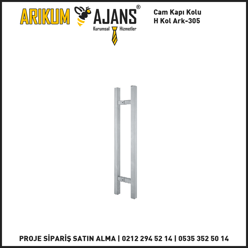 Cam Kapı Kolu H Kol Ark-305