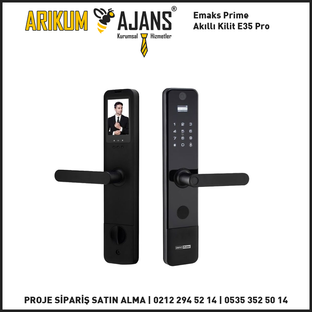 Emaks Prime Akıllı Kilit E35 Pro