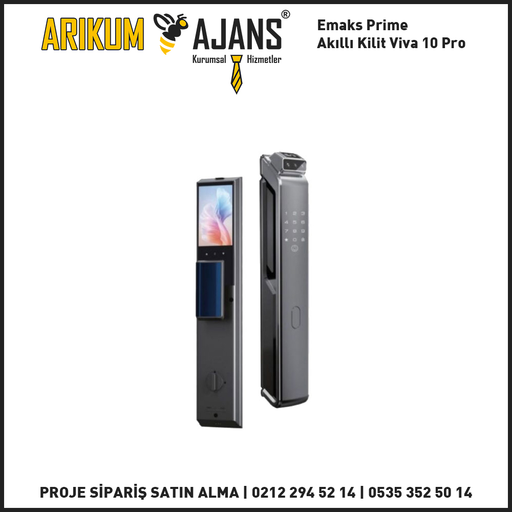 Emaks Prime Akıllı Kilit Viva 10 Pro
