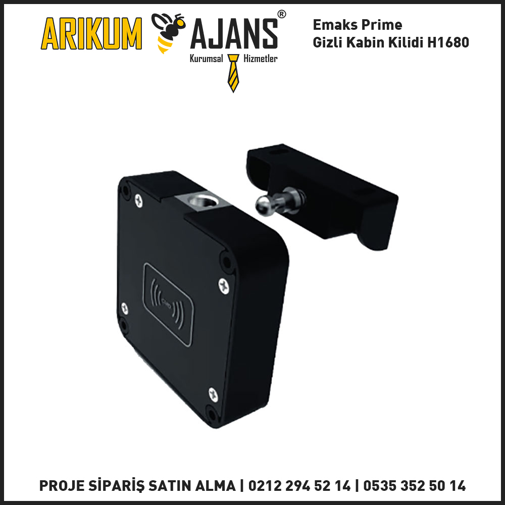 Emaks Prime Gizli Kabin Kilidi H1680