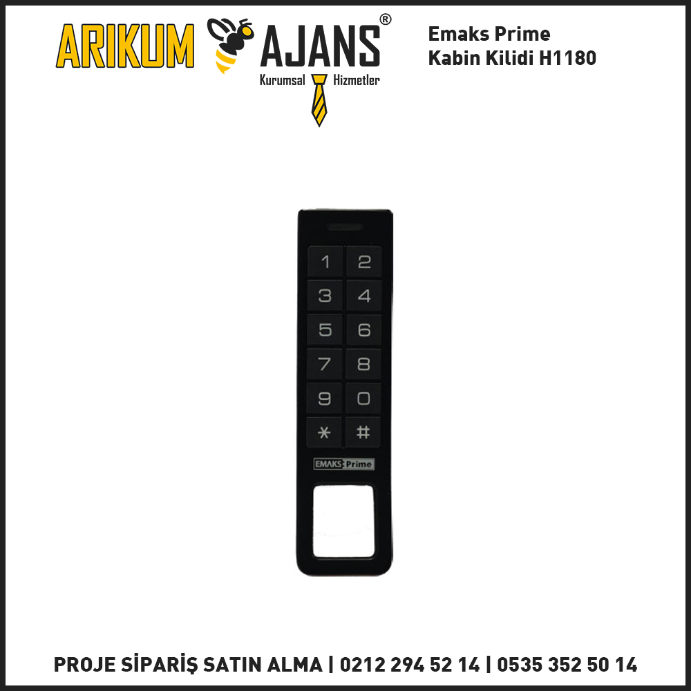 Emaks Prime Kabin Kilidi H1180