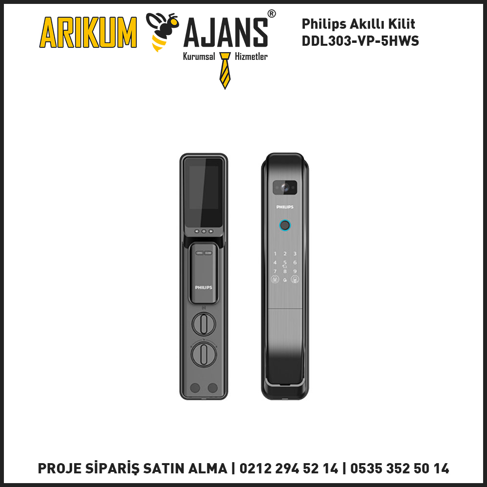 Philips Akıllı Kilit DDL303-VP-5HWS