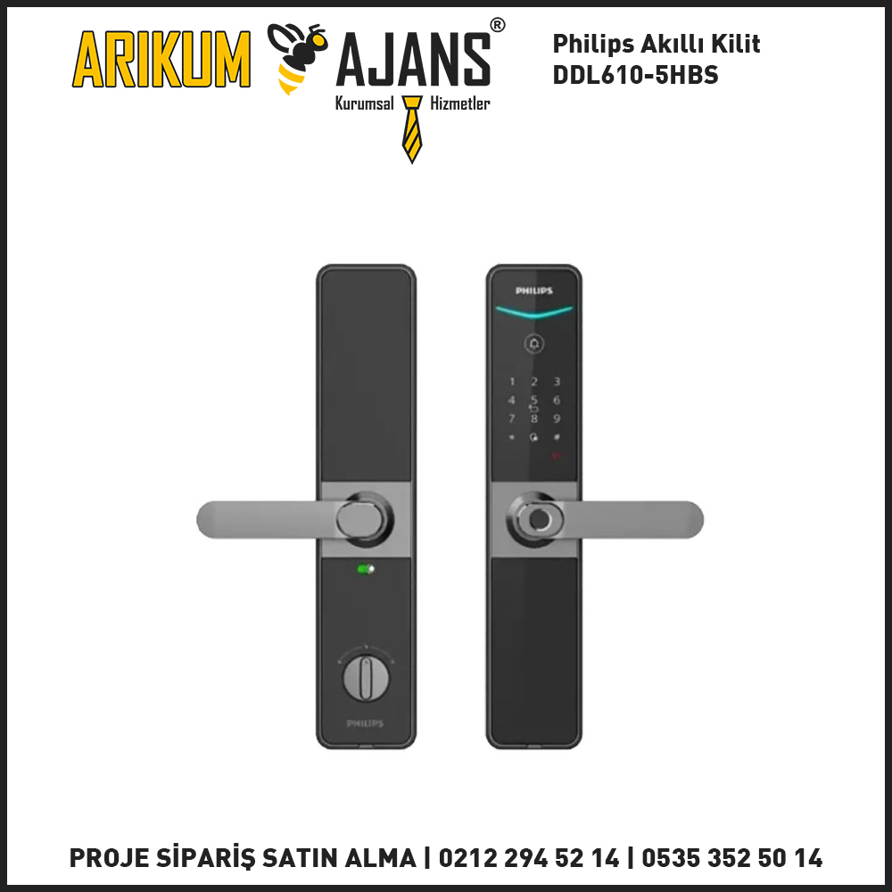 Philips Akıllı Kilit DDL610-5HBS