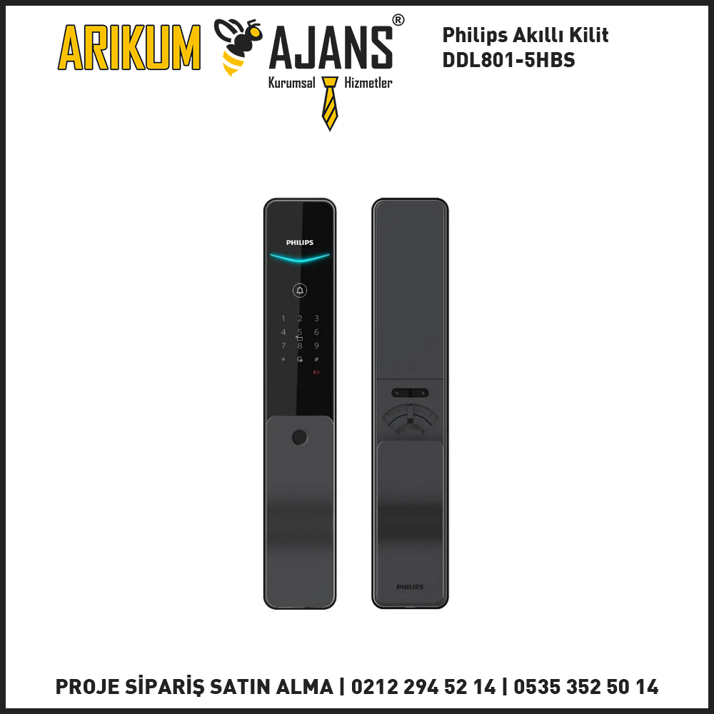 Philips Akıllı Kilit DDL801-5HBS