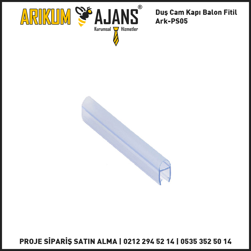 Duş Cam Kapı Balon Fitil Ark-PS05