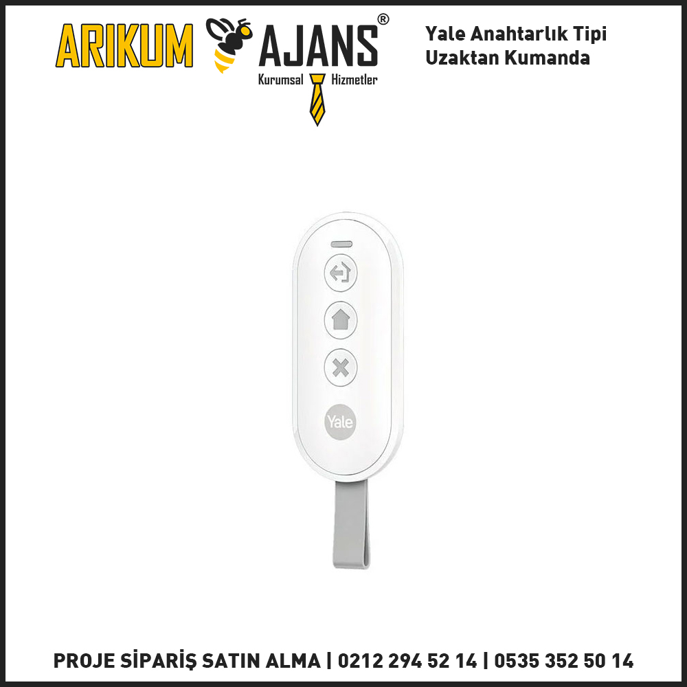 Yale Anahtarlık Tipi Uzaktan Kumanda