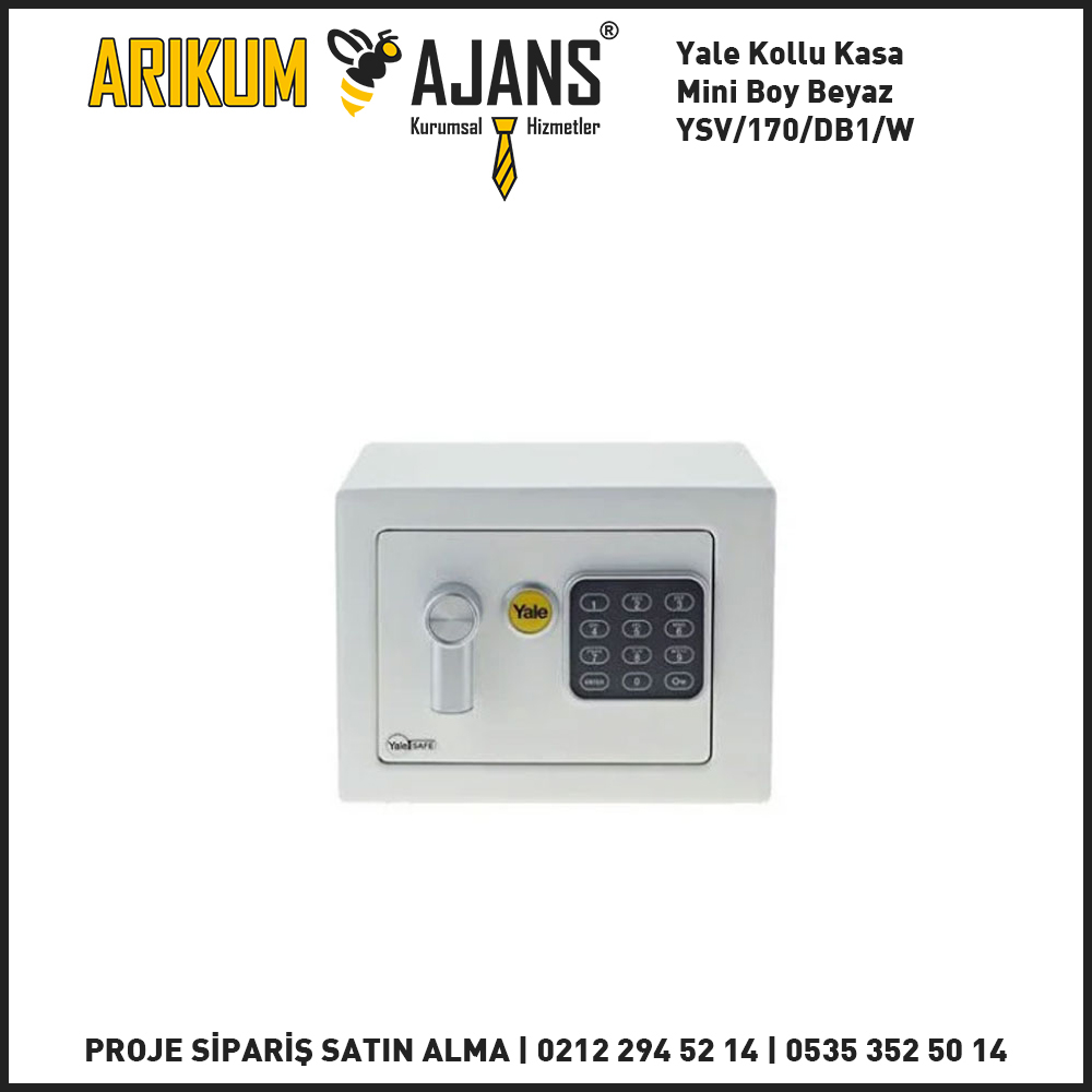 Yale Kollu Kasa Mini Boy Beyaz YSV/170/DB1/W