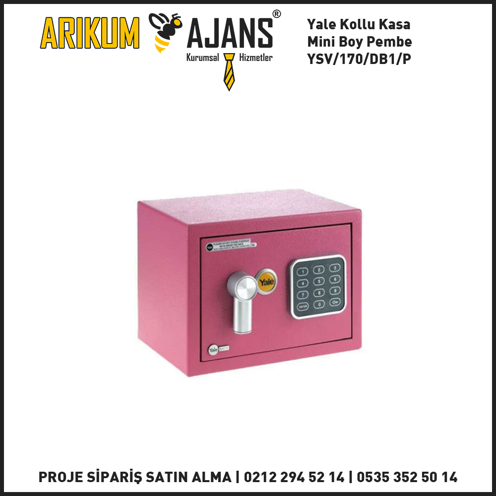 Yale Kollu Kasa Mini Boy Pembe YSV/170/DB1/P