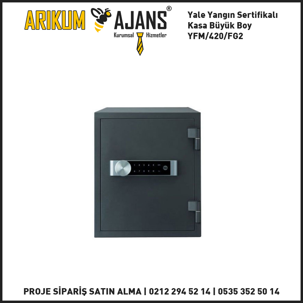 Yale Yangın Sertifikalı Kasa Büyük Boy YFM/420/FG2