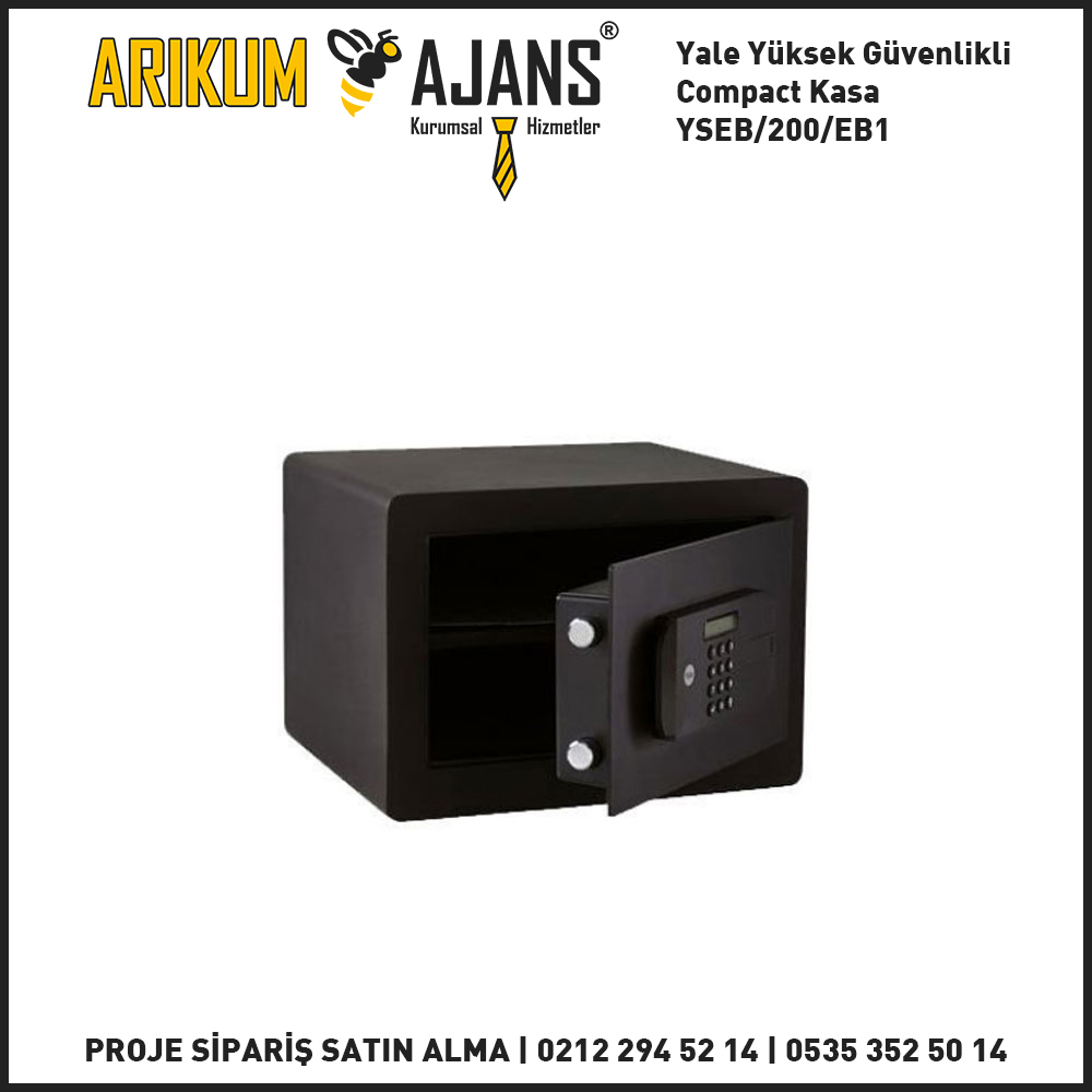 Yale Yüksek Güvenlikli Compact Kasa YSEB/200/EB1